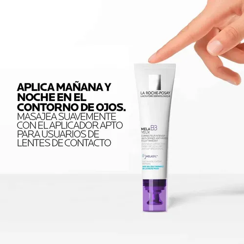 Contorno De Ojos Mela B3 Ojera Y Lineas La Roche Posay 15ml
