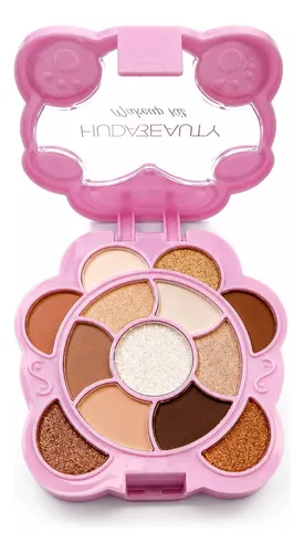 Huda Beauty Paleta Sombra Glitter Rubor Iluminador Lip Gloss