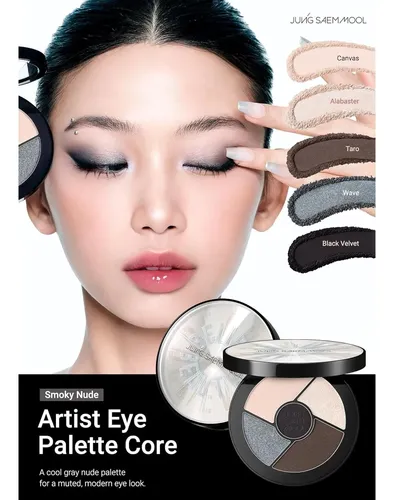 Paleta De Sombras Jung Saem Mool Artist Eye Core Smoky Nude