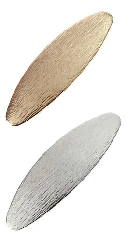 2 Broches De Pelo Ovalados Largos Para Mujer, A La Moda