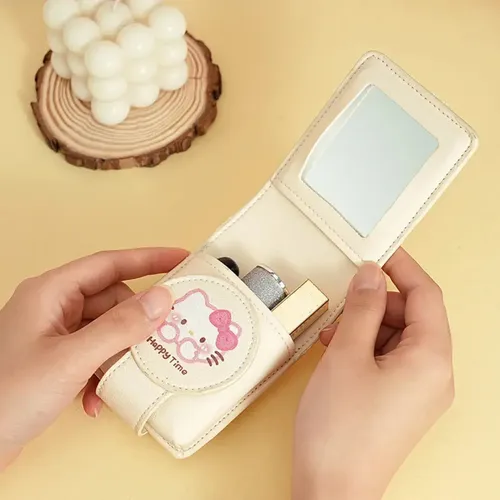 2026. Mini Bolso Cosmético Con Espejo Portátil