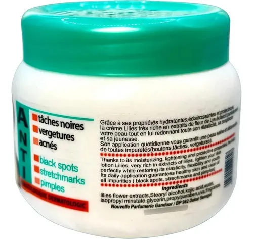 Crema De Lirio Extracto Hidratante Para Manchas Y Estrías