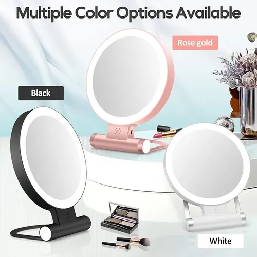 B Beauty Planet Espelho De Aumento Com Luz 30x, Dupla Blanco