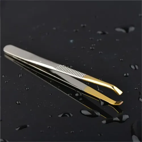 Pinzas De Maquillaje Para Cejas, 5 Unidades, Acero Inoxidabl