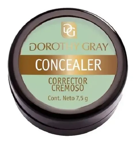 Corrector Cremoso Con Filtro Solar Uv Dorothy Gray Concealer Tono 05 verde