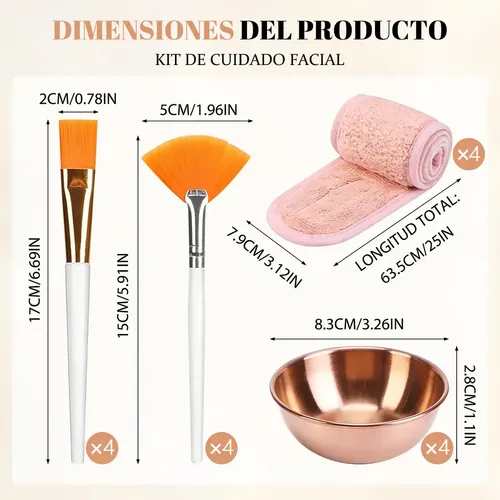 16 Herramientas Faciales Y Suministros De Esteticista Para M