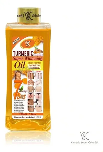 Aceite Esencial De Cúrcuma 200ml Para Masaje Corporal Neutra