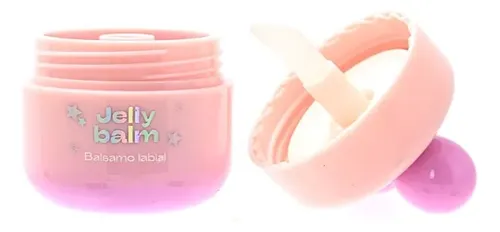 Balsamo Rosa Labial Aplicador Silicona Skora 2 Tonos Glossy