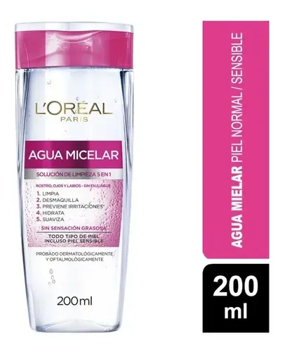 Agua Micelar L’oréal Paris 5 En 1 X200ml