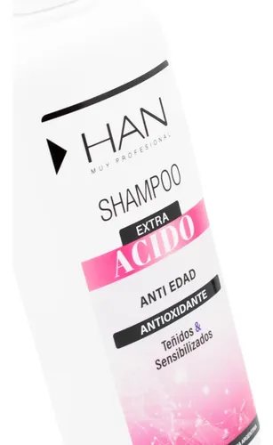 Han Shampoo Extra Acido Cabellos Teñidos Y Sensibles 500 Ml