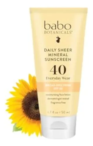 Babo Botanicals Spf 40, Sin Perfume Daily Sheer