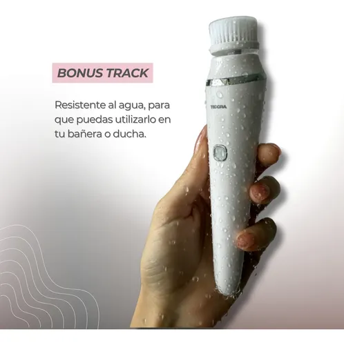 Cepillo Limpiador Facial Masajeador Exfoliante 4 En 1