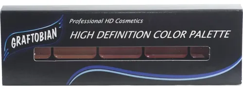 Paleta De Base Hd Glamour Crème Con Rubor De 5 Tonos