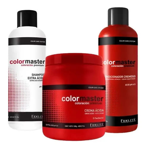 Kit Tratamiento Post Alisados Tintura Coloracion Fidelite