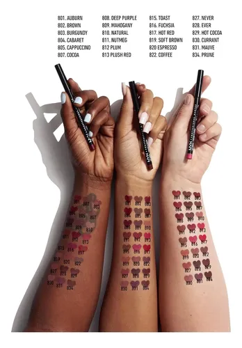 Delineador De Labios Nyx Slim Lip Pencil Tono Espresso