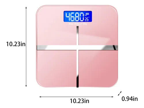 Báscula De Baño Digital De Alta Precisión Con Peso Corporal