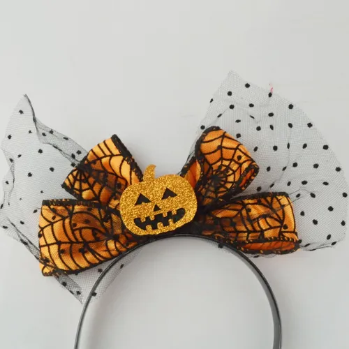 Hy Halloween Calabaza Diadema Mujeres Niñas Elástico –