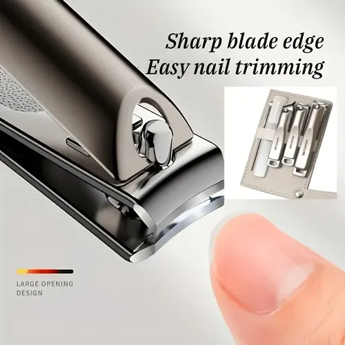 Set Alicate Y Cortaúñas Manicura 5 Piezas Con Estu 5pcs