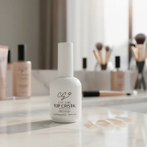 Esmalte Semi Top Coat Cristal 30ml City Girl Brillante