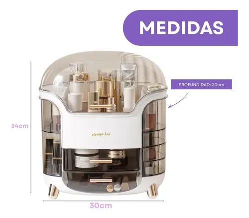 Ecoco Porta Cosméticos Caja Organizador De Maquillaje