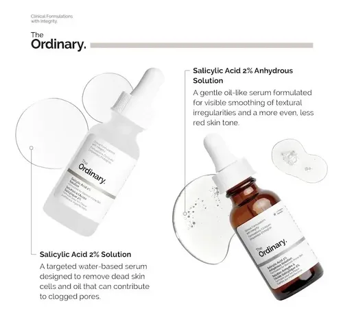Sérum The Ordinary Salicylic Acid 2% Solution para Piel Acneica Exfoliante de 30 mL