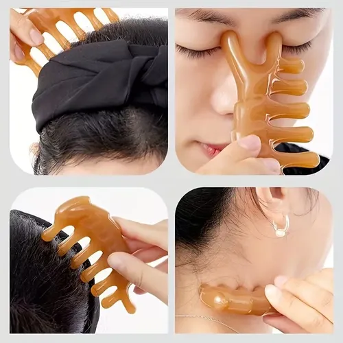 Juego De Herramientas De Masaje Gua Sha De 3 Piezas, Tratami