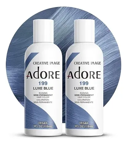 Tinte Semi Permanente Adore 199 Luxe Blue 4 Oz
