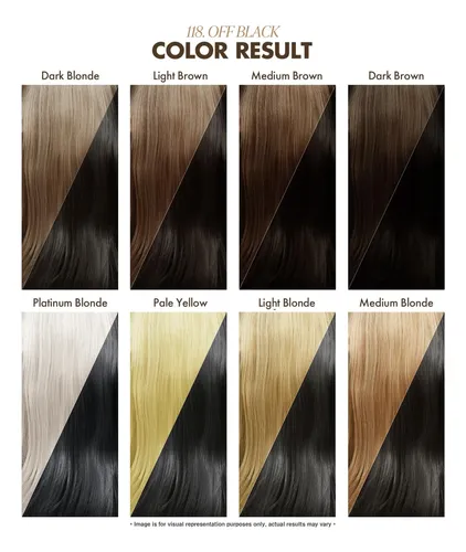 Tinte Para El Cabello Adore Semi Permanent Off Black, 118 Ml