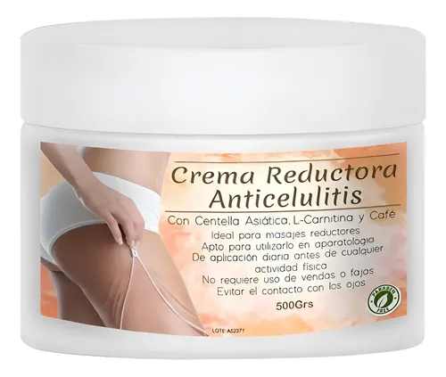 Crema Reductora Con Centella L-carnitina Y Café 500g En Caba