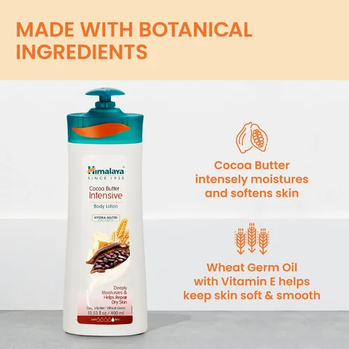 Loción Corporal Intensiva De Manteca De Cacao Himalaya, Paquete D