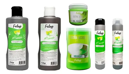 Shampoo+acondicionador Extra Acido 970+ Baño De Crema X 1kg