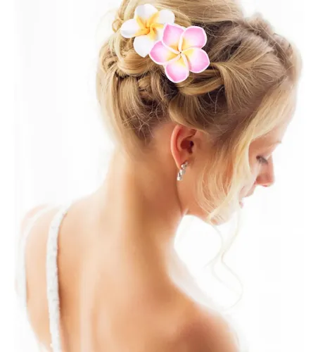 Set De 12 Cintas Para El Pelo Plumeria Beaupretty Para Mujer
