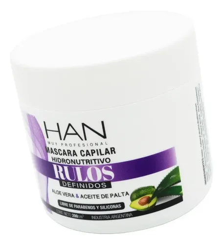 Han Rulos Definidos Máscara Nutritiva Brillo Cabello 200ml