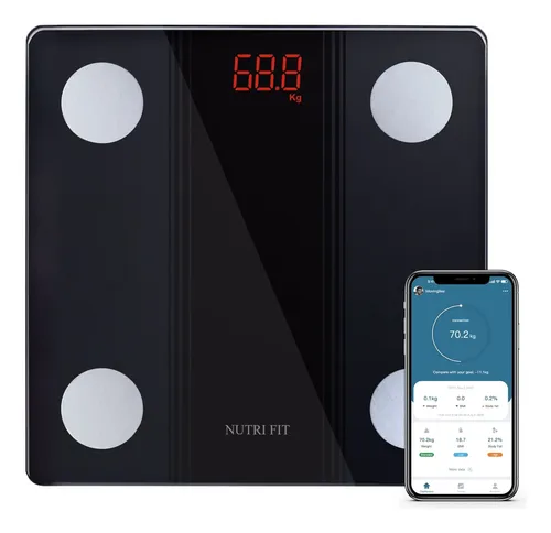 Balanza De Baño Inteligente Digital Bluetooth Para Peso Corp