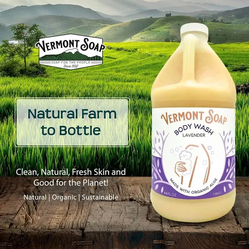 Jabón Corporal Vermont Natural Con Manteca De Karité 1,89 L