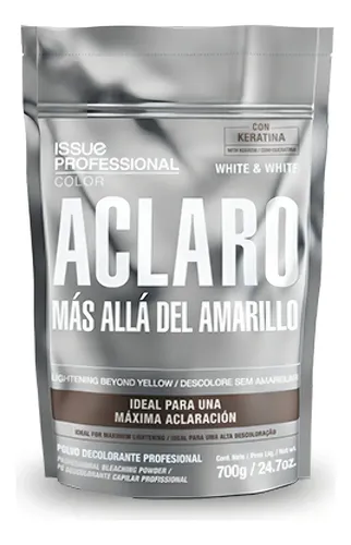 Polvo Decolorante Issue White & White para Cabello Uso Profesional