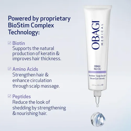 Suero Capilar Obagi Nu-cil Biostim Con Biotina 60g