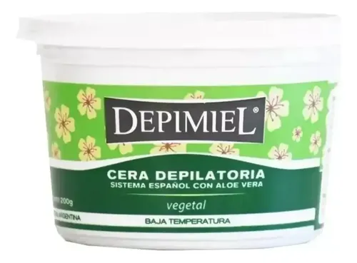 Cera Depilatoria Depimiel 200g Sistema Español Con Aloe Vera