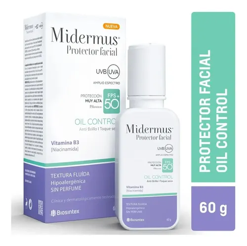 Midermus Protector Solar Facial Oil Control Fps 50+