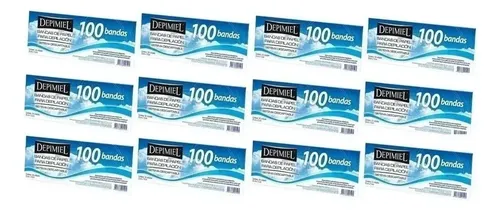 Kit Bandas De Papel Para Cera Depilatoria Depimiel 100 X12