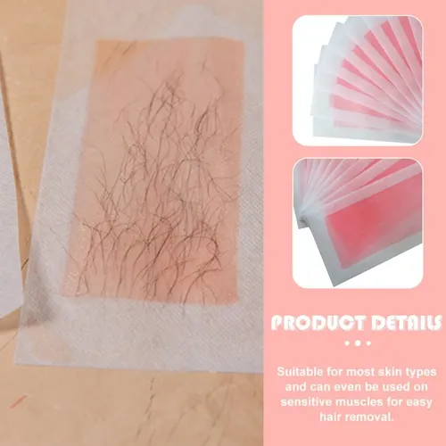 Bandas Depilatorias Para El Cuerpo Y El Rostro,20 Piezas,