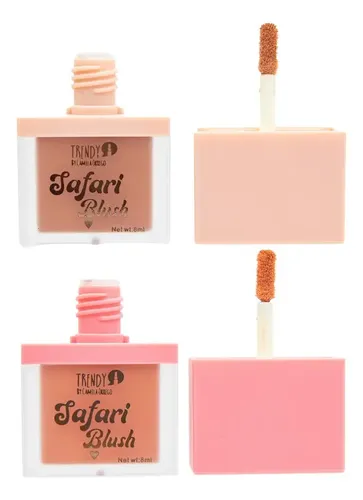 Kit Dúo Rubor Líquido Safari Blush Trendy By Camila Orrego