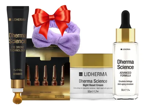 Kit X4 Dherma Science Antiarrugas Lidherma Pieles Maduras