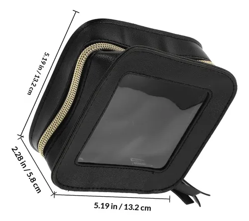 Neceser De Maquillaje Transparente Con Zipper Para Viaje