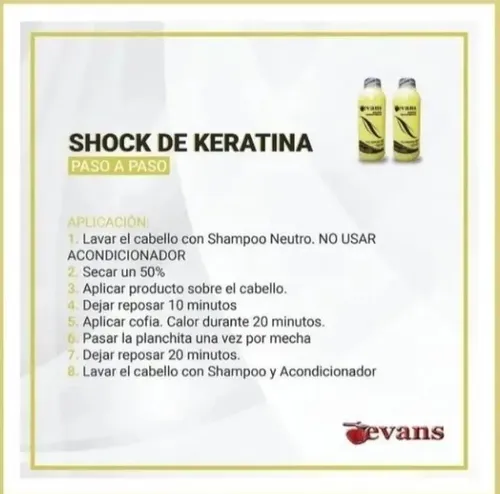 Evans Shock De Keratina 1l