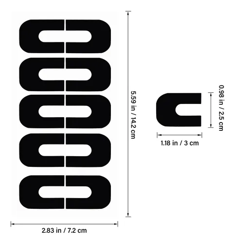 Ww 100 Hojas De Protectores De Esmalte De Uñas Ww