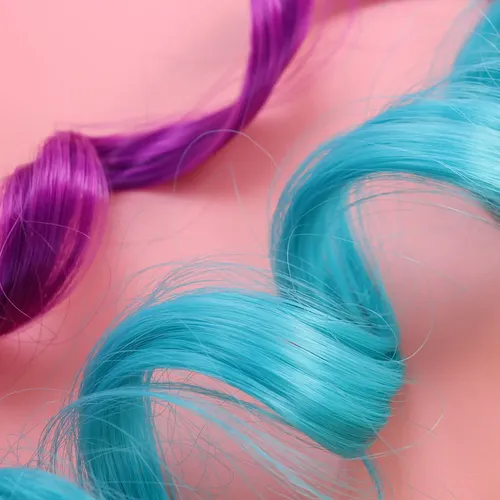 22 Extensiones De Cabello Rizado Con Clip De Colores