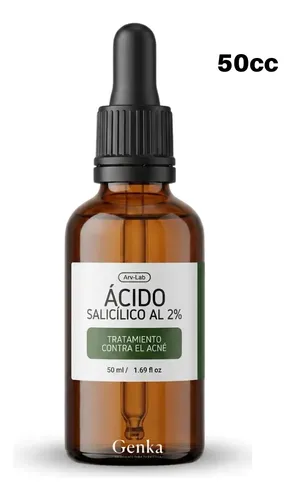 Acido Salicilico Al 2% Tratamiento Acne 50cc Arvensis