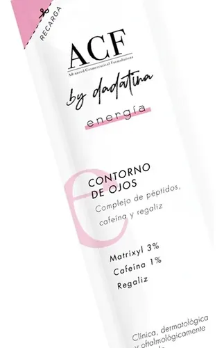 Acf Dadatina Energía Crema Contorno De Ojos Recarga Refill