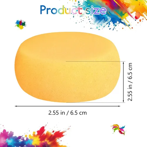 G/ 24 Esponjas Redondas Acuarela 2,67 PuLG. Para Maquillaje